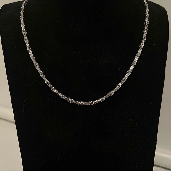 NEW Diamonique multi stones tennis necklace - Picture 3 of 5